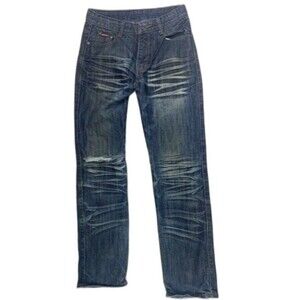 Jun Long Size 30x31 Mens Jeans Straight Dark Wash